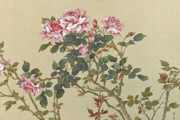 松林-桂月「長春花」