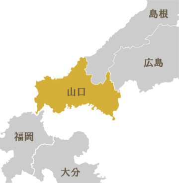 山口県美商の対応エリア地図